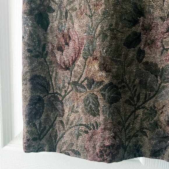 Vintage 90s Karen Hill Tapestry Style Modest Skirt - Size 6 - Picture 6 of 7